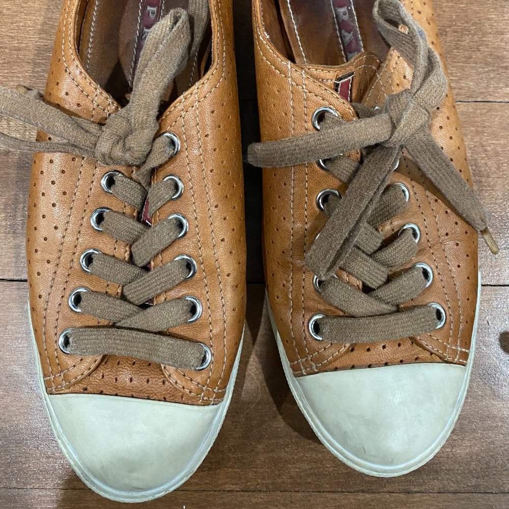 Prada Low Top Lace Shoes